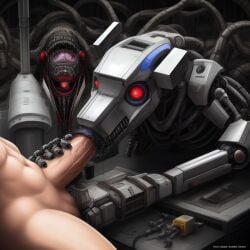 1boy ai_assisted ai_generated blowjob cocksucking cocksucking_robot cum_hungry cybernetics deep_suction draining_penis drone dystopia ejaculation erect_penis erection fellatio fellatio_domination fellatio_frenzy fellatio_horror fellatio_reverse_rape forced_blowjob futuristic genital_danger_play glowing_eyes handjob_while_sucking harvesting_cum holding_penis horror human human_penetrating hunting_penis lenses light-skinned_male male metal_joints metal_skin milking_penis nightmare_fuel nonconsenting_male oral oral_sex penis penis_abuse penis_huntress_drone penis_in_danger penis_in_mouth penis_milking_machine predatory_fellatio preying_on_penis raped_male red_eyes reverse_forced_oral robot scary science_fiction screens sucking sucking_glans sucking_penis wetnightmare