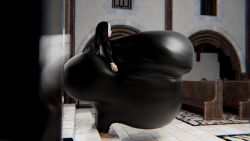 3d android breasts fat female huge_ass huge_belly huge_breasts huge_butt huge_thighs hyper_ass hyper_belly hyper_breasts hyper_butt hyper_pregnancy knyaz nun