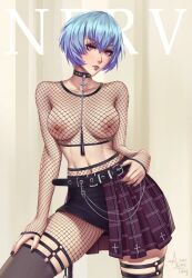 rei ayanami from neon genesis evangelion by arimatang