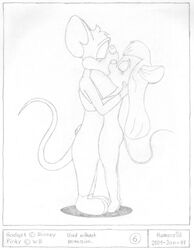 2001 animaniacs anthro anthro_only chip_'n_dale_rescue_rangers comic disney gadget_hackwrench monochrome pinky