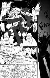 2boys comic drill'n_bass gay male male_only monochrome simon_(tengen_toppa_gurren_lagann) tagme tengen_toppa_gurren_lagann viral