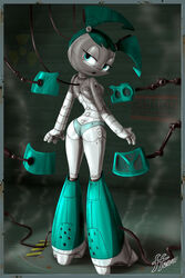 14-bis 1girls 2007 2d female female_only gynoid high_heels humanoid jenny_wakeman my_life_as_a_teenage_robot robot robot_girl robot_humanoid smooth_skin solo tagme teenager xj-9