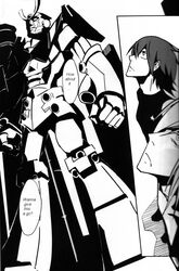 2boys comic drill'n_bass english_text gay male male_only monochrome simon_(tengen_toppa_gurren_lagann) tagme tengen_toppa_gurren_lagann viral yaoi