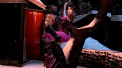 3d animated bodysuit clothed_sex crossover female human kunoichi male ninja ninja_gaiden noname55 ryu_hayabusa soul_calibur straight taki uncensored