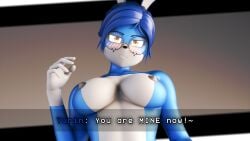 3d 3d_model bonnie_(fnaf) bonnie_(fnia) bunny_girl bunnygirl five_nights_at_freddy's five_nights_in_anime fnia fnia_oc furry furry_breasts furry_female nsfw solo solo_female tdezetr unavailable_at_source