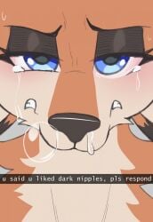 anthro cooliehigh fox ginger_(cooliehigh) meme snapchat text