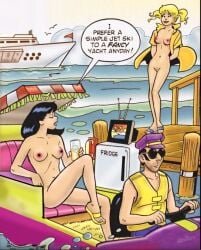 betty boat naked veronica water