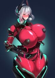 1boy 1girls arms_around_partner arms_crossed between_breasts bigger_female blush bodysuit bodysuit_bulge breasts breasts_bigger_than_head cybernetic_arm cybernetic_arms cybernetic_leg cybernetic_legs cybernetic_limb cybernetic_limbs cybernetics cyborg dainzia hidden_sex huge_breasts implied_penetration implied_sex implied_vaginal large_breasts light-skinned_female light_skin massive_breasts smaller_male sneaky_sex standing standing_sex stealth_sex tagme thick_thighs thighs vaginal_penetration vaginal_sex virtual_youtuber vshojo vtuber white_hair yellow_eyes zentreya zentreya_(cyborg)