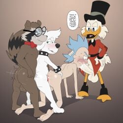 2020 20th_century_fox 20th_century_studios 4boys adult_swim anthro blush blushing bullwinkle_studios crossover disney disney_channel disney_television_animation disney_xd dreamworks dreamworks_animation ducktales ducktales_(2017) elder elderly elderly_male guardians_of_the_galaxy guardians_of_the_galaxy_(2014) hi_res human jay_ward_productions jerseydevil male male_only marvel marvel_cinematic_universe marvel_comics mr._peabody mr._peabody_&_sherman older_male pacific_data_images rick_and_morty rick_sanchez rocket_raccoon rocky_and_bullwinkle scrooge_mcduck
