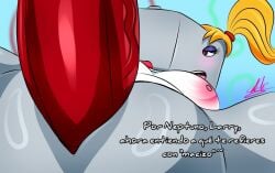 1boy 1girls anthro anthro_on_anthro big_areola big_breasts big_nipples breasts cetacean crustacean dick_focus faceless_male female furry furry_female furry_male furry_only genitals hair heart-shaped_pupils interspecies larry_the_lobster lobster looking_at_penis male male/female mammal marine mating_press nickelodeon nipples nude nude_anthro nude_female nude_male open_mouth pearl_krabs penetration_close-up penetration_focus penis penis_in_pussy pussy red_penis sex smiling spanish spanish_dialogue spanish_text sperm_whale spongebob_squarepants srr18_(artist) straight straight_sex vagina_focus vaginal_penetration vaginal_sex veiny_penis whale