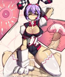 bunny_ears cowgirl_position cum_in_pussy dierelc tagme thighhighs vaginal_penetration x-ray