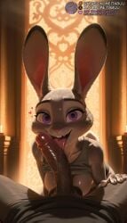 1boy 1girls ai_generated animal_ears animal_nose backlighting breasts breasts_out buck_teeth candle clothes_lift disney erection fellatio female furry furry_female furry_male furry_with_furry furry_with_non-furry hanging_breasts heart heart-shaped_pupils imminent_fellatio interspecies judy_hopps large_breasts large_penis licking licking_penis looking_at_viewer male medium_breasts meitabuu nipples open_mouth oral penis pov pov_crotch purple_eyes rabbit_ears rabbit_girl rabbit_tail saliva shirt_lift shorts smile snout solo_focus spread_legs straight sunlight symbol-shaped_pupils tail tank_top teeth tongue tongue_out uncensored upper_teeth_only veins veiny_penis zootopia