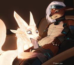 2024 4_ears anthro anthro_on_anthro anthro_penetrated anthro_penetrating anthro_penetrating_anthro balls biped black_body black_fur blowjob blue_eyes breasts brown_body brown_fur canid canine countershade_torso countershading cybernetics digital_media_(artwork) discreet_user duo erection eyebrow_piercing facial_piercing fellatio female female_penetrated fox fur fyre_fox genitals glowing glowing_body glowing_fur hair hi_res interspecies machine male male/female male_penetrating male_penetrating_female mammal multi_ear multicolored_body multicolored_fur mustelid mylar_(discreet_user) oral oral_penetration otter penetration penis penis_in_mouth piercing sex tan_body tan_fur tongue_out tongue_out_blowjob two_tone_body two_tone_fur white_hair yellow_body yellow_fur\r\ntongue