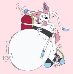 big_breasts bornconfused breasts huge_breasts inflation sylveon thick_thighs wide_hips