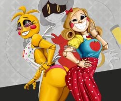 2024 2d 2d_(artwork) 2d_artwork big_ass big_breasts crossover doll doll_joints five_nights_at_freddy's five_nights_at_freddy's_2 fnaf miss_delight mob_entertainment murder_drones poppy_playtime poppy_playtime_(chapter_3) rest_cowie scottgames tagme toy_chica_(fnaf) v_(murder_drones)