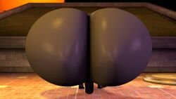 big_ass bubble_butt diane_foxington female huge_ass thick_thighs wide_hips yukinikkifurry