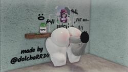 1girls 3d anal anal_penetration animated ashlee_(dolcha) ass big_ass big_butt disembodied_penis dolcha female_only female_penetrated from_behind glory_hole glory_wall huge_ass plap_(sound) roblox robloxian sex sound sound_effects straight stuck stuck_in_wall tagme video wall wall_writing