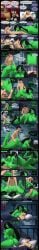 2boys 2girls assertive_female black_hair blowjob comic cum_in_pussy cum_inside danny_fenton danny_phantom desiree doggy_style female from_behind green_body hermitmoth insertion larger_female legs_up long_image male milf moaning older_female on_phone smaller_male spread_pussy tall_image younger_male