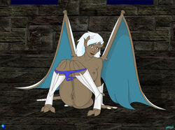 ass breasts delilah_(gargoyles) disney fab3716 female gargoyles nipples nude pussy solo