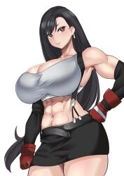 1girls 2024 2d 2d_(artwork) abs armpits ass athletic athletic_female bare_belly bare_stomach belly belly_button belt big_ass big_breasts big_butt black_hair boobies boobs breasts butt cleavage clothed clothing color colored elbow_gloves fanart fantasy final_fantasy final_fantasy_vii final_fantasy_vii_remake full_color gloves huge_breasts large_breasts long_hair looking_at_viewer massive_breasts muscles muscular muscular_female red_eyes seductive short_skirt skirt smile smiling smiling_at_viewer square_enix teaindian tifa_lockhart very_long_hair video_game_character video_game_franchise video_games voluptuous voluptuous_female