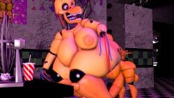 3d 3d_(artwork) big_areola big_ass big_breasts big_penis big_thighs five_nights_at_freddy's five_nights_at_freddy's_2 futa_on_female futanari huge_ass huge_breasts huge_butt huge_cock huge_thighs massive_ass massive_breasts massive_butt massive_thighs sfm source_filmmaker toy_chica toy_chica_(fnaf) withered_chica