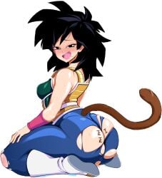 1girls after_fellatio alpha_channel ass big_ass black_eyes black_hair blush body_writing bodysuit boots bottom_heavy bracelet breasts bunkwizard dragon_ball dragon_ball_super dragon_ball_z eye_contact female female_focus for_sticker_use gine half-closed_eyes huge_ass jewelry long_hair looking_at_viewer medium_breasts milf monkey_tail mother open_mouth png ripped_bodysuit ripped_clothing saiyan sitting small_breasts smile solo sticker_template stray_pubic_hair tail thick_thighs torn_clothes transparent_background transparent_png