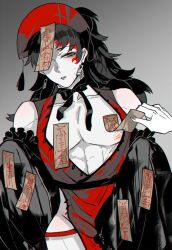 bite_mark demon_slayer long_hair male yoriichi_tsugikuni