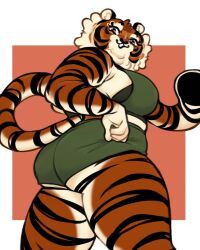 ass_focus big_ass big_butt booty_shorts chubby chubby_female curvaceous curvy cute fur furry furry_female highland_kall naomi_the_tiger sports_bra tagme tail thick thick_thighs tiger_ears tiger_girl tiger_print voluptuous voluptuous_female