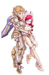 breasts crossover cyborg cyborg_girl female_only fingering fingering_pussy fiora_(xenoblade) from_behind from_behind_position height_difference high_heels kirby_(series) lesbian_sex mechanical_high_heels mechon nintendo pink_hair profit pussy_juice robot robot_girl segmented_body susie_(kirby) vibrating_fingers xenoblade_(series) xenoblade_chronicles xenoblade_chronicles_(series) yuri