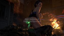 1boy 1girls 3d anal_insertion anal_object_insertion animated ass big_ass bordeaux_black breasts carlos_oliveira jiggle jiggling_ass jiggling_breasts jill_valentine moan moaning moaning_in_pleasure rain raining resident_evil resident_evil_3 resident_evil_3_remake reverse_cowgirl_position sound tagme toasted_microwave vaginal_penetration video wet wet_clothes wet_pussy wet_skin zombie