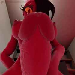 1futa 3d animated blender blowjob breasts cum cum_string futa_focus futa_only futadom futanari futanari helluva_boss looking_at_viewer looking_down nude nude_futanari penis pov pov_blowjob pov_crotch sallie_may_(helluva_boss) sofiatheartist sound sound_effects submissive_pov sucking sucking_penis tagme taker_pov video