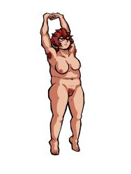 bush chubby dungeon_meshi dwarf dwarf_female lindlelewd namari_(dungeon_meshi)