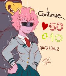 ashido_mina boku_no_hero_academia catjeu female mina_ashido my_hero_academia