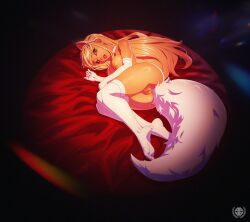 1girls amaurymangaka anal big_lips bimbo_lips blonde_hair buttplug buttplug_tail cat_ears choker elbow_gloves female female_only gloves hairless_pussy headband long_gloves png pussy_juice stella_(winx_club) thick_lips thighhighs winx_club