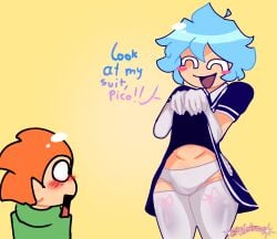 boyfriend_(friday_night_funkin) fnf maid pico_(newgrounds) smile text