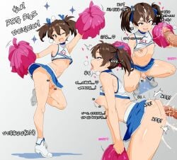 1boy 1femboy 1male anal anal_insertion anal_juice anal_sex belly belly_button big_ass big_butt bouncing_ass brown_eyes brown_hair cheerleader cheerleader_outfit clapping_ass clapping_cheeks crossdressing cum cumming cumming_from_anal_sex femboy femboy_focus femboy_only femboysub feminine feminine_male feminine_pose feminization flaccid flaccid_penis flat_chest functionally_nude gay gay_sex jiggling_ass light-skinned_male long_hair male male/male male_focus male_on_femboy male_only male_penetrating_male penis_in_ass pleasured_face simple_background sissification sissy slim_waist small_penis small_waist tiny_penis tiny_waist translation_request trap twintails wide_hips wuni yaoi