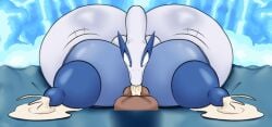 big_ass big_breasts big_penis breasts bubble_butt carboncopy612 cleavage female huge_ass huge_breasts huge_cock lactating lactation lugia nipples notsafeforgek penis pokémon_(species) pokemon thick_thighs wide_hips