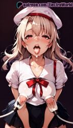 ai_generated areola areolae blonde_hair blush breasts clavicle completely_nude cum cum_on_body cum_on_breasts cum_on_face cum_on_upper_body cumshot curvaceous curvy curvy_body curvy_female electroworld eyelashes facial fate fate/stay_night fate_(series) female female_only heart highres illyasviel_von_einzbern jewelry lips milk milking_machine moaning_girl nipples nipples_outside nude nude_female open_mouth pleasured_female red_eyes saliva seductive seductive_look seductive_pose semen semen_in_mouth semen_on_hair semen_on_tongue shiny_skin simple_background solo sperm swept_bangs teeth tongue tongue_out uncensored upper_body voluptuous voluptuous_female