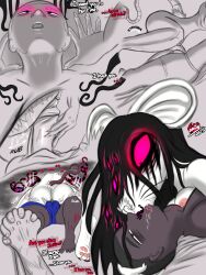 anthro anthro_dominating_human anthro_on_top areola bite biting_lip black_hair blood blood_on_claws blood_on_hand bodily_fluids boxer_briefs boxer_briefs_only breasts brown_body brown_skin bulge claws clothed clothing consent dominant dominant_female drow462 duo eldritch_abomination eldritch_being explicitly_stated_consent eye_bags eye_roll female female_on_top fur ghost glowing glowing_eyes hair hand_holding hi_res human human_on_anthro i_love_you interspecies kissing long_hair looking_at_another looking_at_partner love_declaration male male/female mammal multi_eye murid murine neck_bulge nipples on_top oral oral_penetration pawpads penetration penis pink_areola pink_nipples pussy rat red_eyes rodent rough_oral rough_sex rubbing_penis scratch_mark scratches sex sex_through_clothing spirit straddling submissive submissive_human submissive_male talking_to_another talking_to_partner tentacle tentacle_in_mouth tentacle_in_throat tentacle_penetration tentacle_sex topless trusting underwear underwear_only vaginal_penetration whiskers white_body white_fur