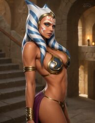 ahsoka tano from clone wars by zafitna