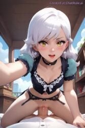ai_generated cowgirl cowgirl_position cowgirl_position male/female naked_female no_sound penis_in_pussy pov pov_eye_contact pov_male riding riding_penis tagme vagina vaginal_penetration vaginal_sex video