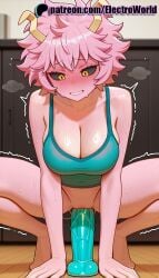 1girls 2025 ai_generated arm_support artist_name ashido_mina bare_arms bare_shoulders barefoot black_sclera blush boku_no_hero_academia bottomless breasts breasts breasts bust chest cleavage clitoral_hood colored_sclera colored_skin electroworld exposed_pussy female hi_res high_quality high_resolution highres horns indoors juicy_pussy mina_ashido my_hero_academia patreon patreon_username pink_hair pink_skin pussy sex_toy short_hair smile solo stable_diffusion sweat tight_pussy trembling vagina watermark web_address yellow_eyes