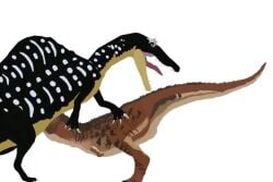 animated animation carnotaurus dinosaur feral_only mating nsfw prehistoric prehistoric_species sex spinosaurus tagme video