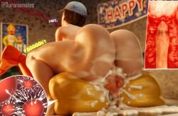 1futa 1girls 3d anus ass crossover cum cum_drip cum_in_pussy cum_inside dialogue duranomates five_nights_at_freddy's futanari impregnation jill_valentine nightguard nude nude_female nude_futa penis public resident_evil sex tagme toy_chica_(fnaf) x-ray