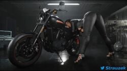 3d ai_generated ass ass_focus big_ass big_booty big_butt bottomless bubble_ass bubble_butt edit high_heels johnny2x4posts juicy_butt lara_croft lara_croft_(survivor) leaning_on_object looking_back motorcycle strauzek tagme thicc thick thick_ass thick_legs thick_thighs tight_clothing tight_pants tomb_raider tomb_raider_(survivor) twerk twerking video