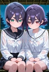 2girls acro_trip ai_anatomy ai_generated best_friends date_chizuko haraga_kurumi kimi_no_koto_ga_dai_dai_dai_dai_daisuki_na_100-nin_no_kanojo not_porn sisters velvet_hour_(artist)
