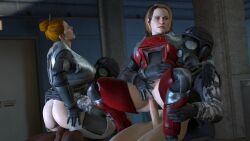 3d 3d_(artwork) colette_green foursome gearbox_software gina_cross half-life half-life:_decay half-life_(series) hecu hev_suit mrbagheadman sex sfm source_filmmaker tagme valve