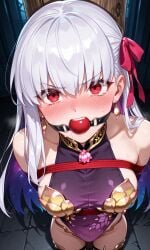 ai_generated ball_gag bondage fate_(series) kama_(fate/grand_order)
