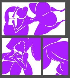 1girls anonsprite big_breasts bikini breasts digital_drawing_(artwork) digital_media_(artwork) faceless_female fanart female female_only glasses hair_bun hyper_breasts minimalist multiple_angles no_eyes pictogirls_(harvestman) pictogram purple_(harvestman) reading simple_background small_waist solo stick_figure stickman stickwoman top_heavy