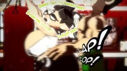 1boy 1girls 3d 3d_(artwork) ass_grab big_breasts black_yoga_pants boxers_(clothing) breasts cephalopod cephalopod_humanoid cleavage clothing crossover dialogue doggy_style duo faceless_male female female_focus grabbing_ass green_boxers hand_on_ass humanoid humanoid_female humanoid_male humanoid_on_humanoid idiotboxangel indoors interspecies light-skinned_female light-skinned_male light_skin luigi male male/female marie_(splatoon) mario_(series) mature mature_female mature_male nintendo open_mouth penis penis_in_pussy plap_(sound) punching_bag pussy sex shirt splatoon splatoon_(series) squid squid_girl squid_humanoid straight straight_sex text unseen_male_face white_shirt yoga_pants